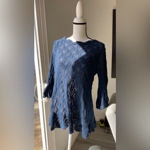 Navy long sweater Nouveaux L